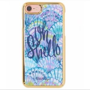 NWT Lilly Pulitzer Oh Shello Holographic Case